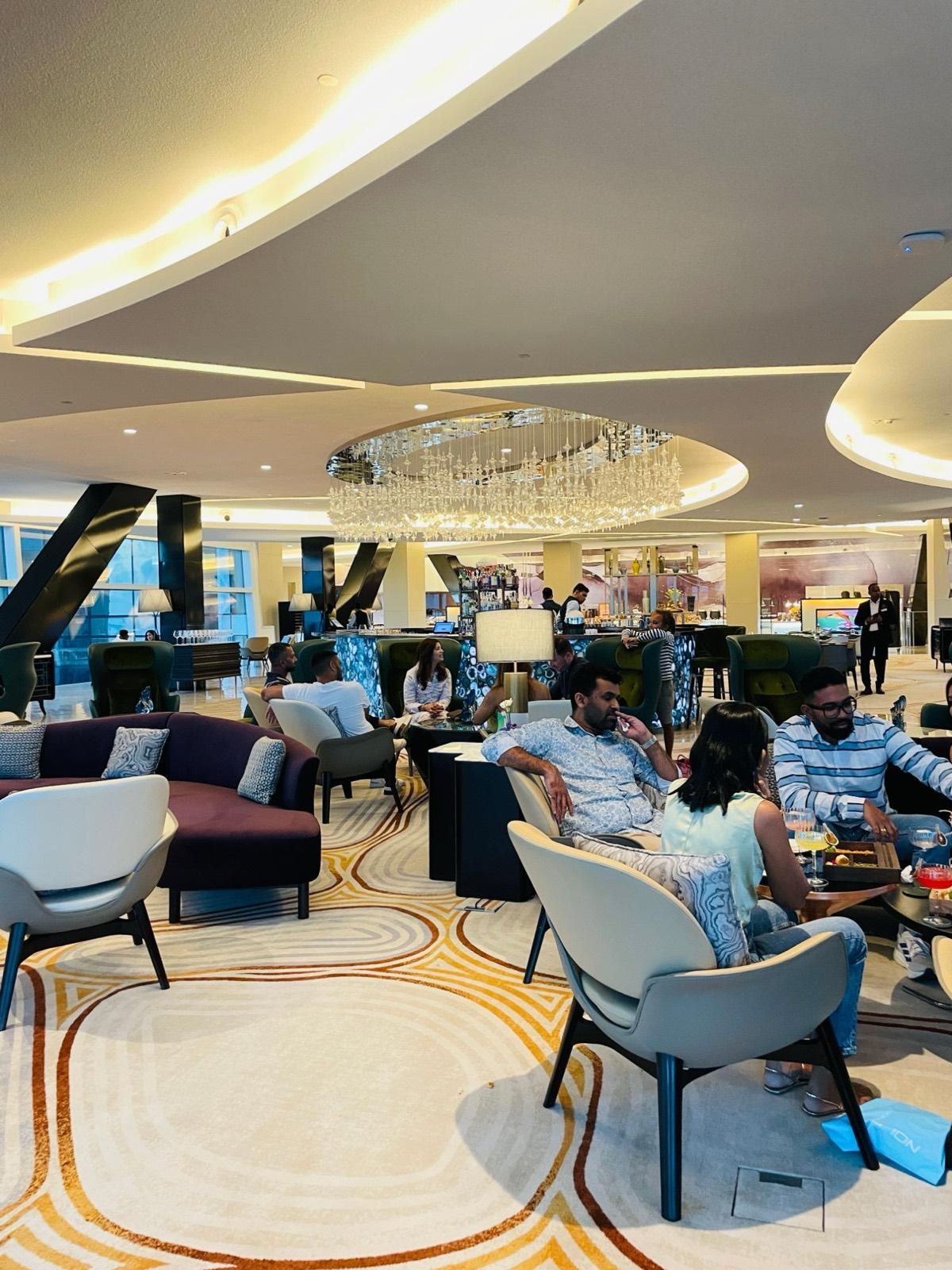 Inside the lounge